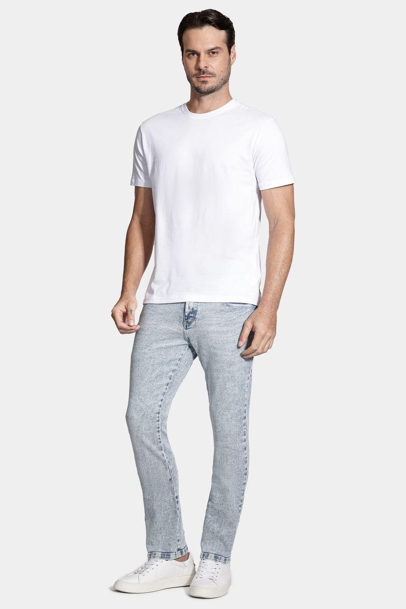 Camiseta Aramis Manga Curta Maquinetada Branca - 3