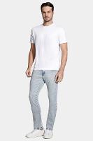 Camiseta Aramis Manga Curta Maquinetada Branca - 3