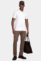 Polo Aramis Algodão Piquet Manga Curta Branco - 2