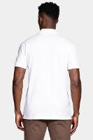 Polo Aramis Algodão Piquet Manga Curta Branco