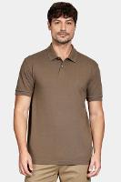 Polo Aramis Piquet Algodão Básico Manga Curta Castor - 1