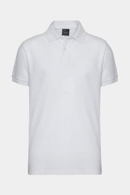 Polo Aramis Manga Curta Lisa Piquet Branco