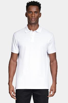 Polo Aramis Manga Curta Lisa Piquet Branco