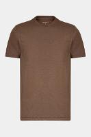 Camiseta Aramis Manga Curta Algodão Flamê Marrom - 5