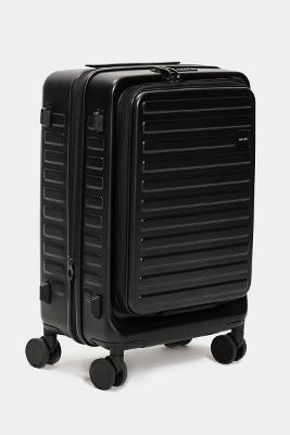 Mala de Bordo Aramiscom cadeado embutido e compartimentos internos Preto