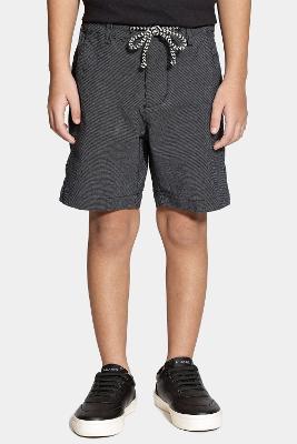 Bermuda Aramis Sarja Chino Infantil Preto