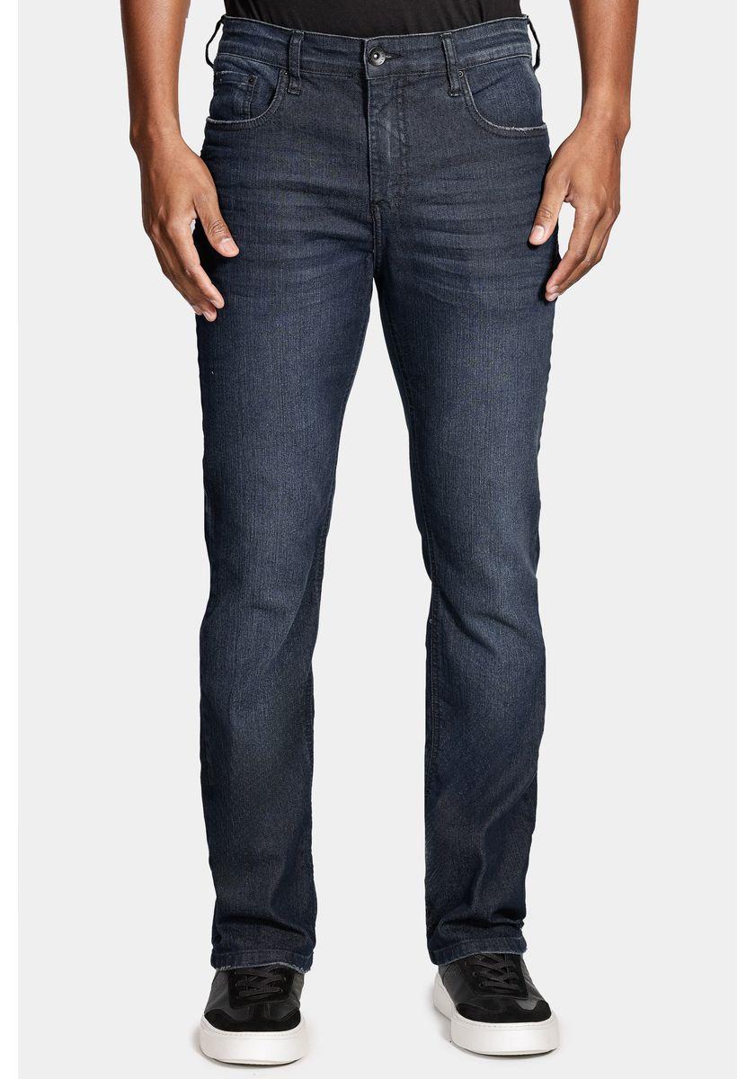 Calça Aramis Jeans Regular Blue Jateada Azul Escuro - 1