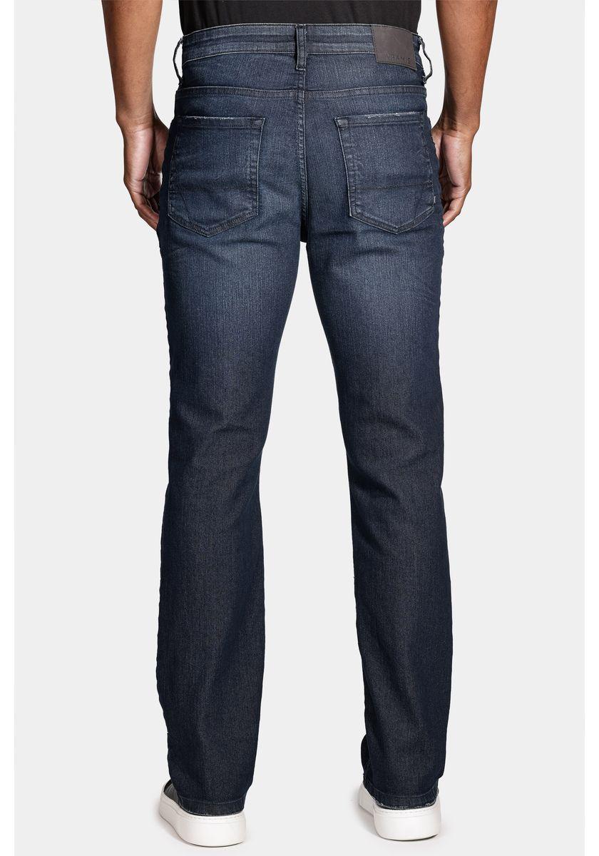 Calça Aramis Jeans Regular Blue Jateada Azul Escuro - 5