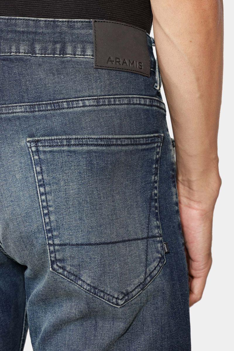 Calça Aramis Jeans Slim Travel Intense Blue Azul Escuro - 4