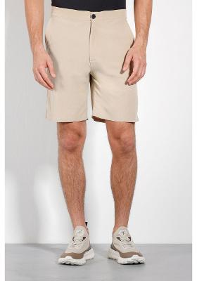 Bermuda Aramis Chino Alfaiataria Flex Caqui