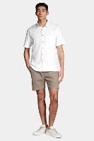 Camisa Aramis Manga Curta Regular Maquinetada Rústica Branco - 2