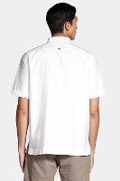 Camisa Aramis Manga Curta Regular Maquinetada Rústica Branco