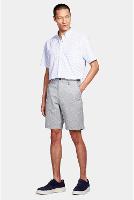 Camisa Aramis Manga Curta  Regular Com Bolso Branco Com Azul - 7