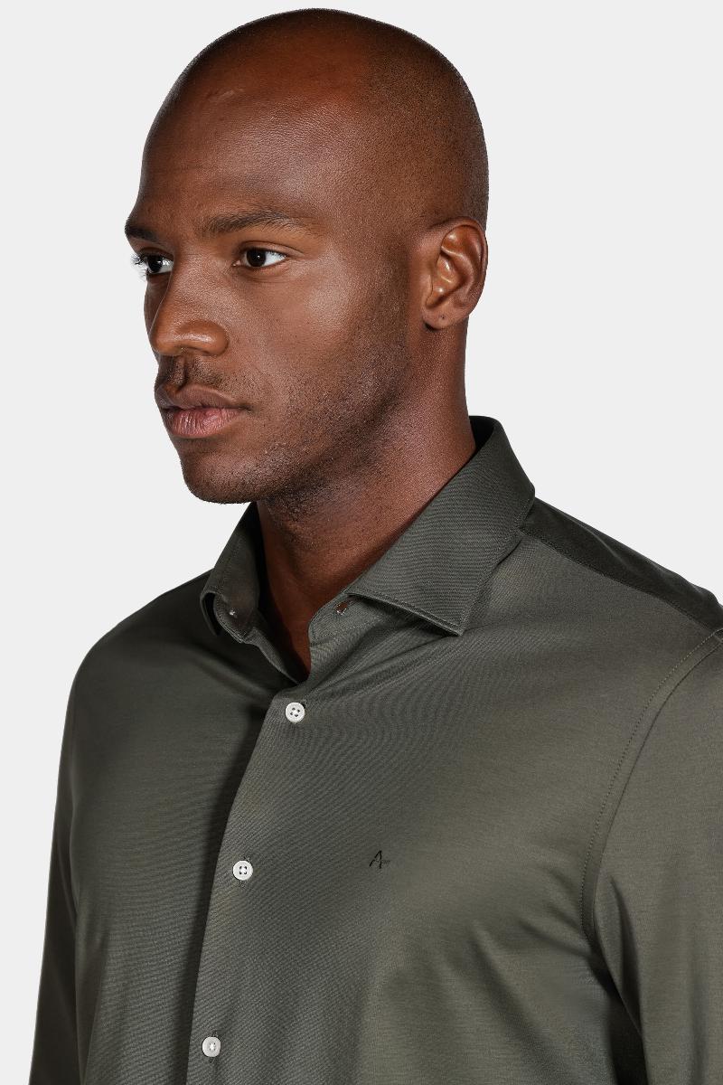 Camisa Aramis Aramis Slim Mercerizado Duplo Fio 70 Verde - 3