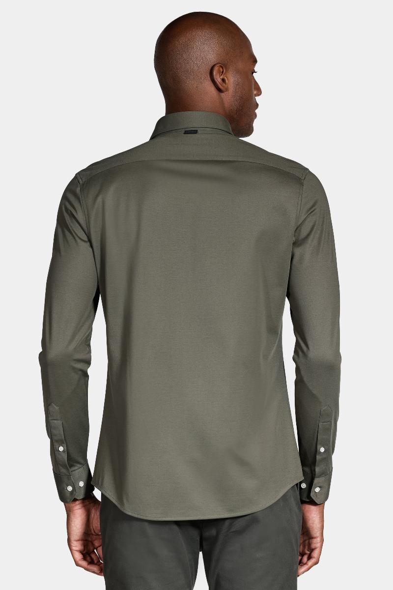 Camisa Aramis Aramis Slim Mercerizado Duplo Fio 70 Verde - 4