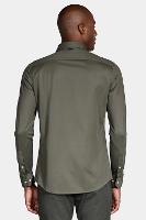 Camisa Aramis Aramis Slim Mercerizado Duplo Fio 70 Verde - 4