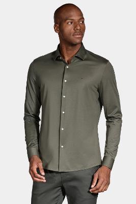 Camisa Aramis Aramis Slim Mercerizado Duplo Fio 70 Verde