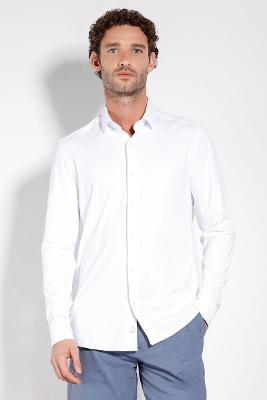 Camisa Aramis Manga Longa New Bold Slim Branco
