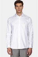 Camisa Slim Tricoline Lisa Branco - 2