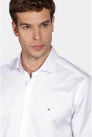 Camisa Slim Tricoline Lisa Branco