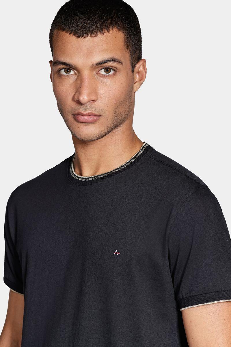 Camiseta Aramis Básica Friso Preto - 3