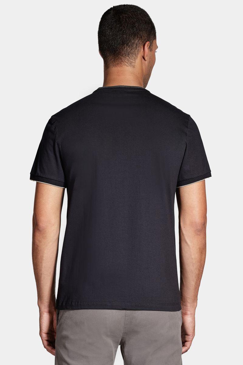 Camiseta Aramis Básica Friso Preto - 4