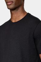 Camiseta Basica Algodão Manga Curta Preto