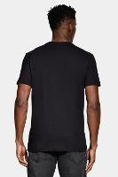 Camiseta Basica Algodão Manga Curta Preto - 5