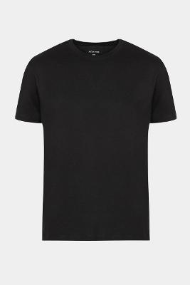 Camiseta Aramis básica Algodão Manga Curta Preto
