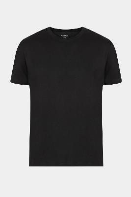 Camiseta Basica Algodão Manga Curta Preto