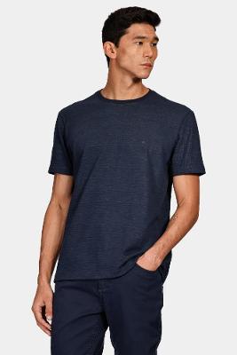 Camiseta Aramis Malhão Desfibrado Marinho