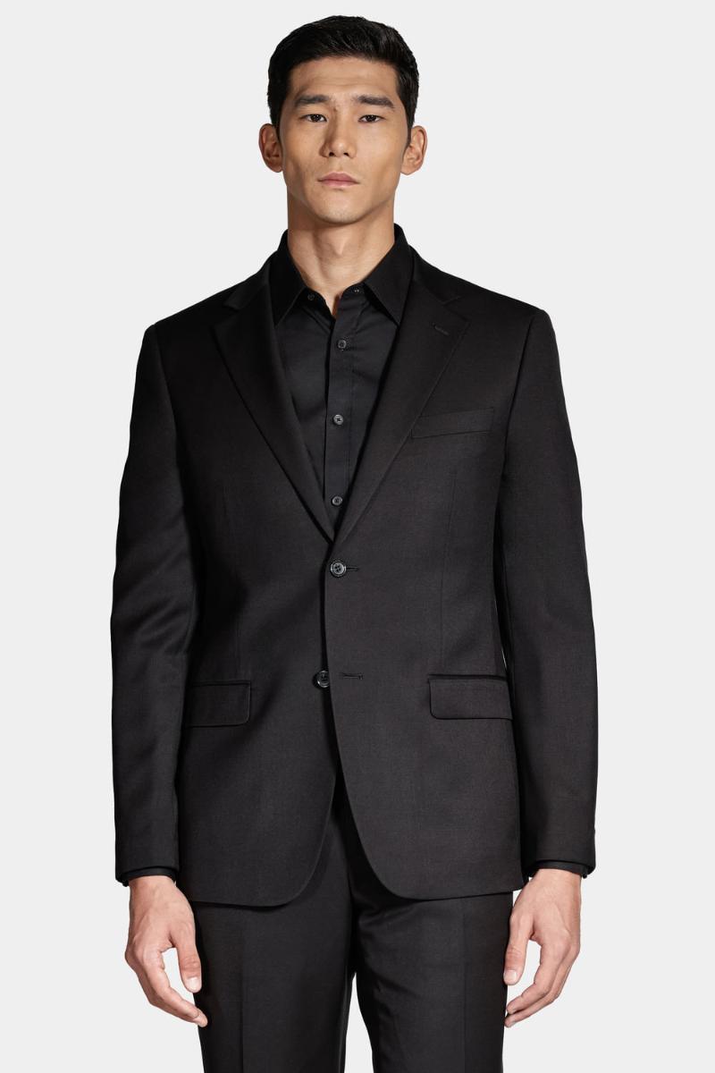 Costume Aramis Poliviscose Slim Preto - 1
