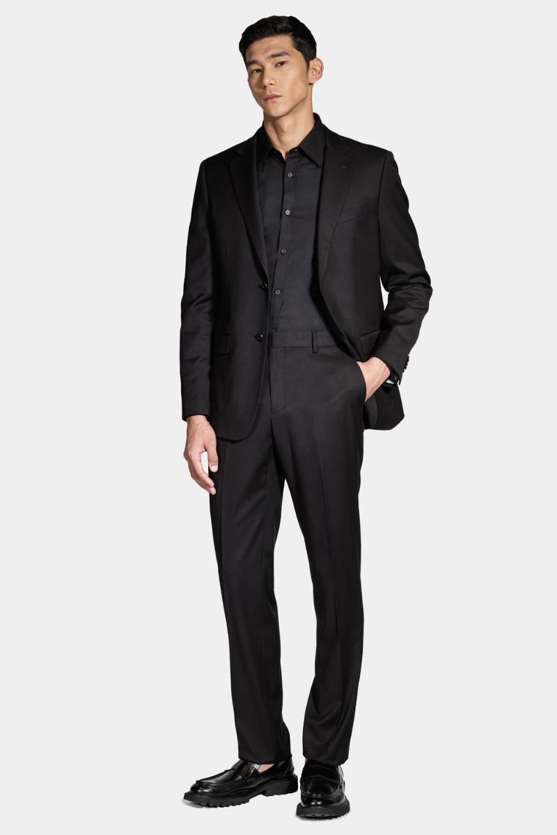 Costume Aramis Poliviscose Slim Preto - 2