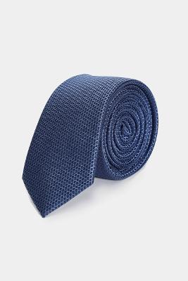 Gravata Aramis Jacquard Seda Waves Marinho