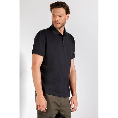 Polo Jersey Algodao Pima Up Preto