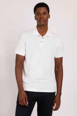 Polo Jersey Algodao Pima Up Branco