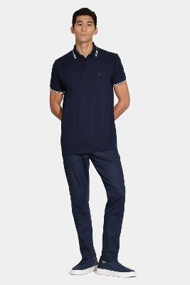 Tênis Couro Neat Low Marinho