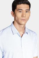 Camisa Aramis Manga Curta Regular Micro Xadrez Branco - 2