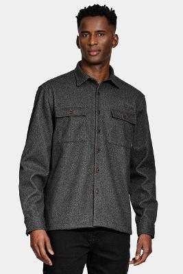 Camisa Aramis Manga Longa Overshit Cinza