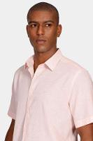 Camisa Aramis Regular Linho Algodão f Coral - 3