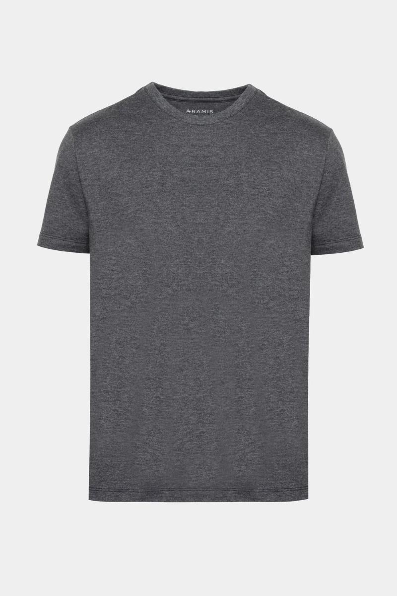 Camiseta Aramis Manga Curta Basica Grafite Mescla - 5