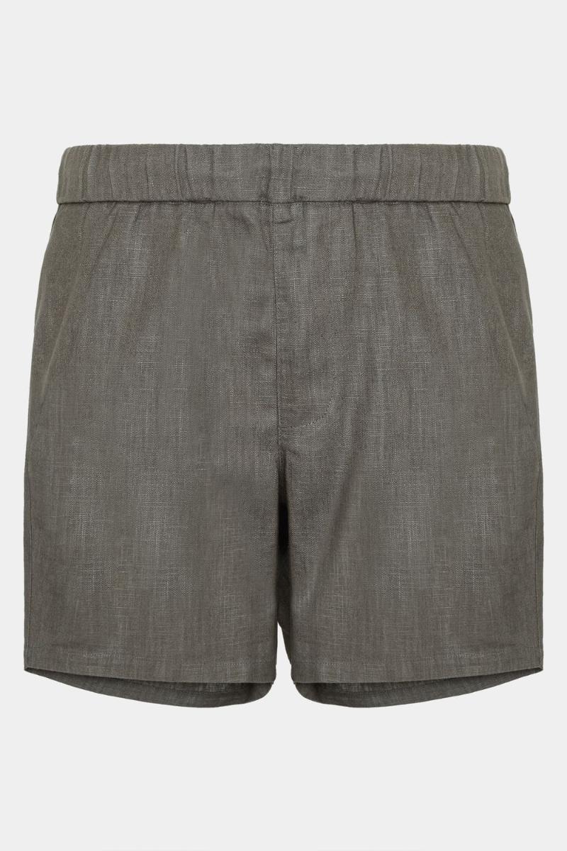 Bermuda Aramis Algodão Com Elastico Verde - 1