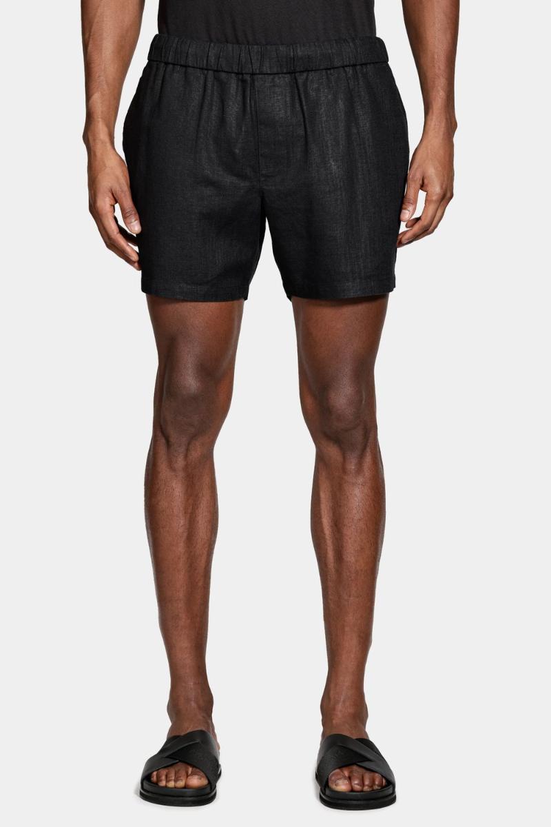 Bermuda Aramis Algodão Com Elastico Rústica Preto - 2