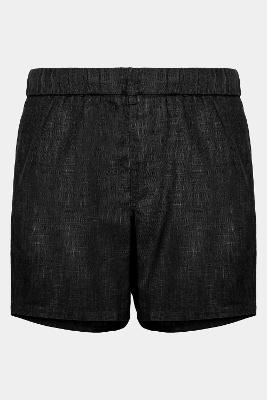 Bermuda Aramis Algodão Com Elastico Rústica Preto