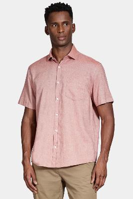 Camisa Aramis Manga Curta Algodão Telha