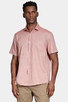 Camisa Aramis Aramis Manga Curta Algodão Telha - 1