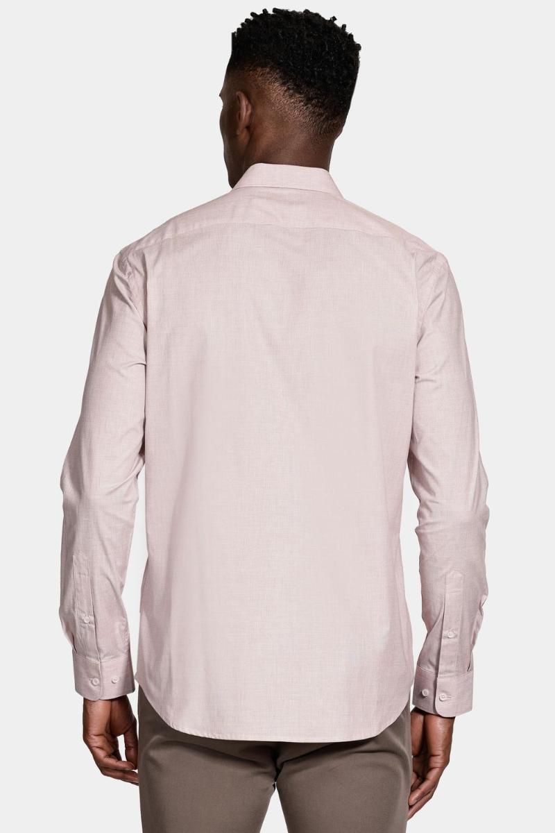 Camisa Aramis Algodão Regular Manga Longa Canela - 4