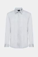 Camisa Aramis Algodão Regular Manga Longa Azul Claro - 5