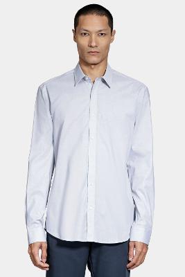 Camisa Aramis Algodão Regular Manga Longa Azul Claro