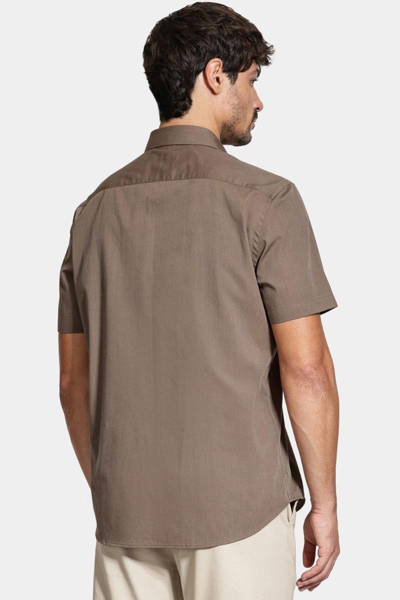 Camisa Aramis Manga Curta Algodão Regular Verde - 6